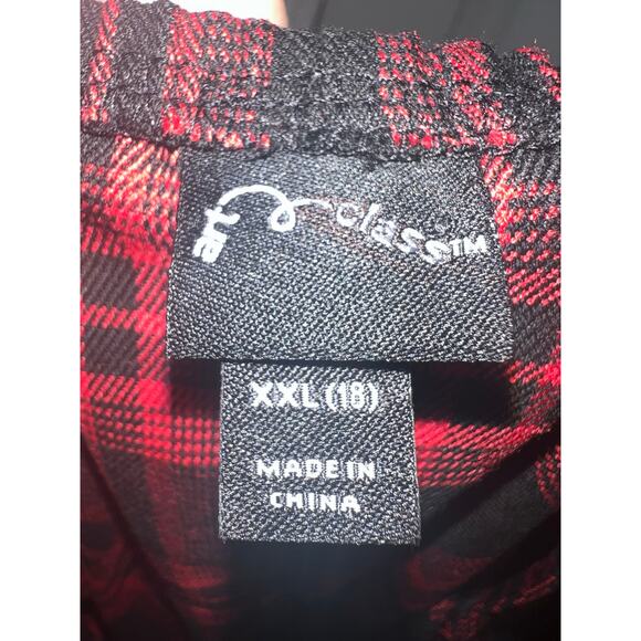 (NWOT) [READ] Art Class Plaid Slip Dress Mini Dress Red/Black Size XXL(Like L) - Picture 2 of 2